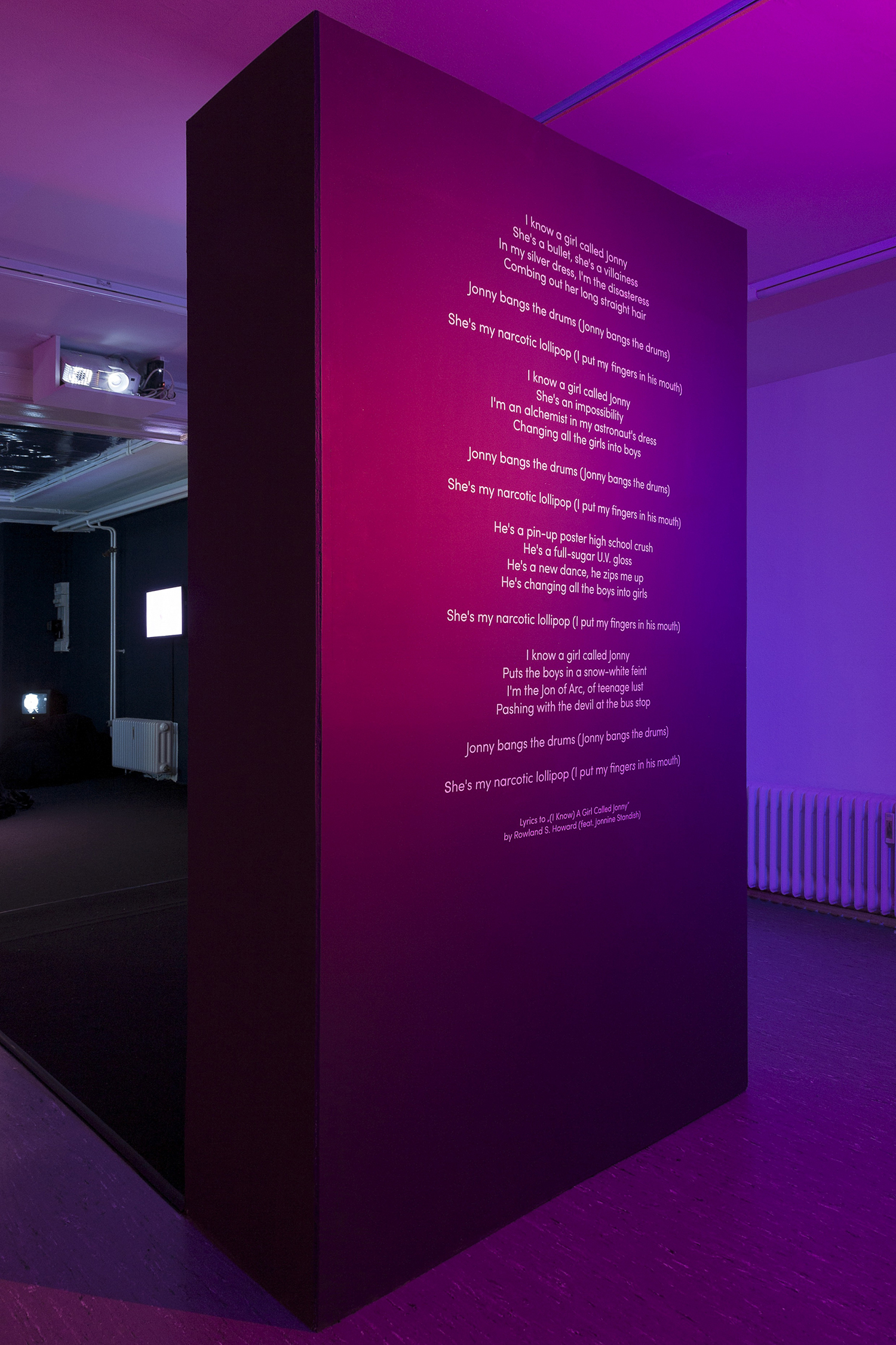 ‚Jonny‘ (exhibition view) 2016.