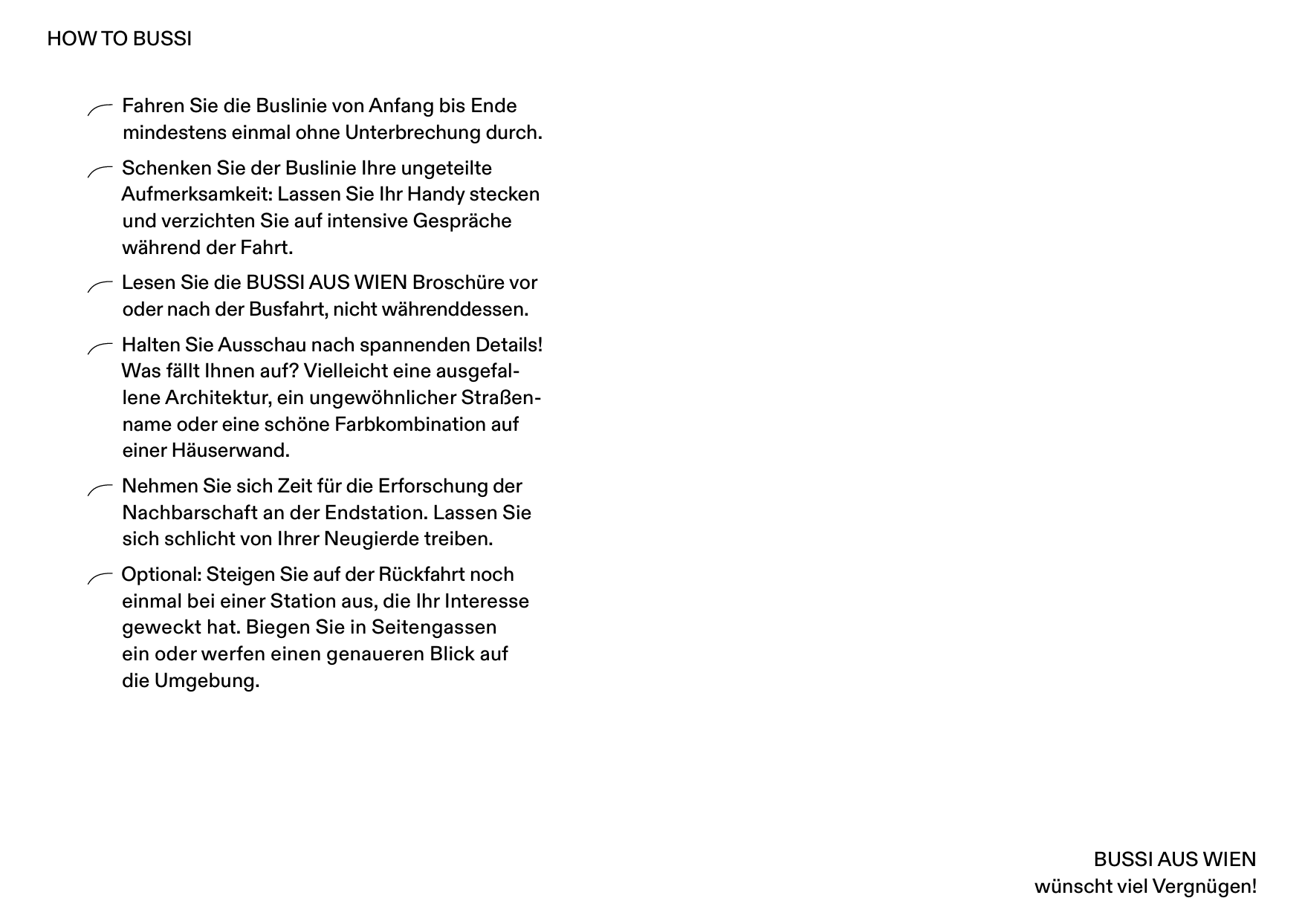 ‚BUSSI AUS WIEN’ (booklet detail) 2022.