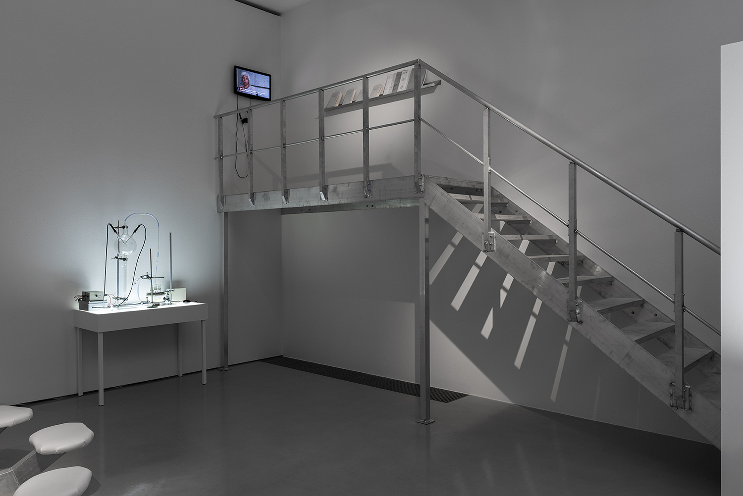 Jenny Brockmann ‚Wissensraum: Irreversibler Raum‘ (exhibition view) 2015.