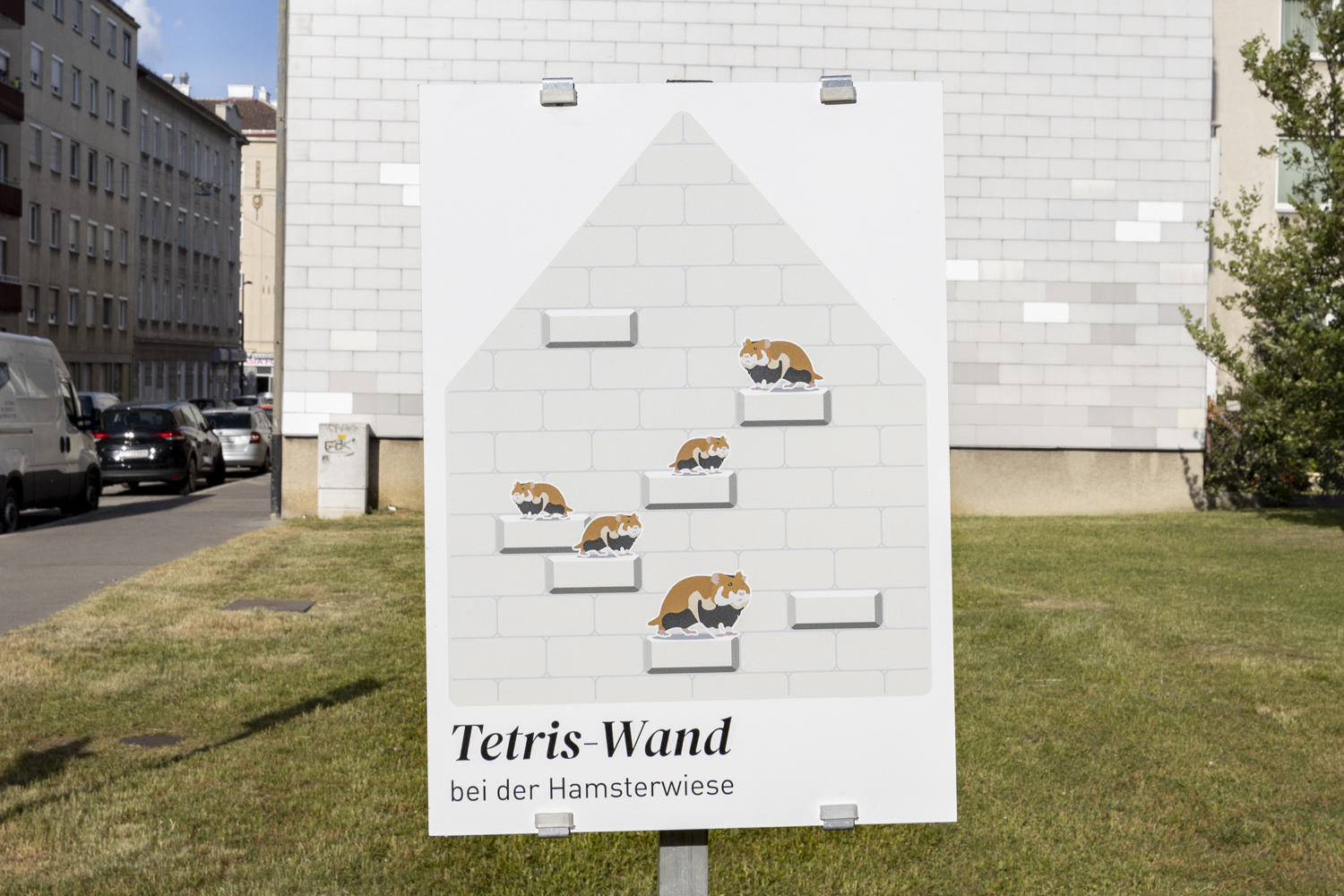 Wandertag with Julischka Stengele ‚Sehenswürdigkeiten – Ansichten von Favoriten‘ (detail) 2021.