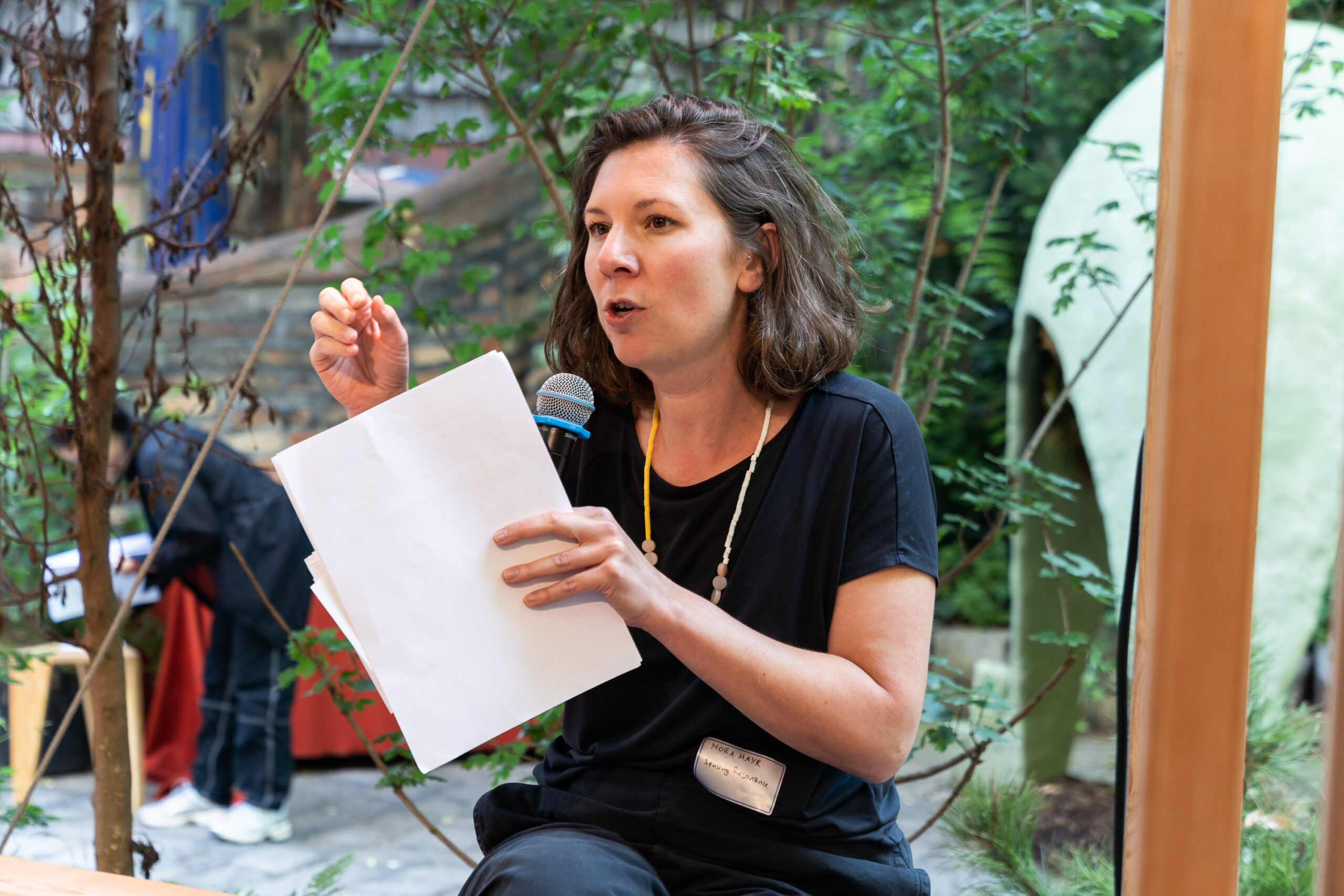 Presentation ‚Sensing Resonance‘ at Wiener Klimagipfel 2024.