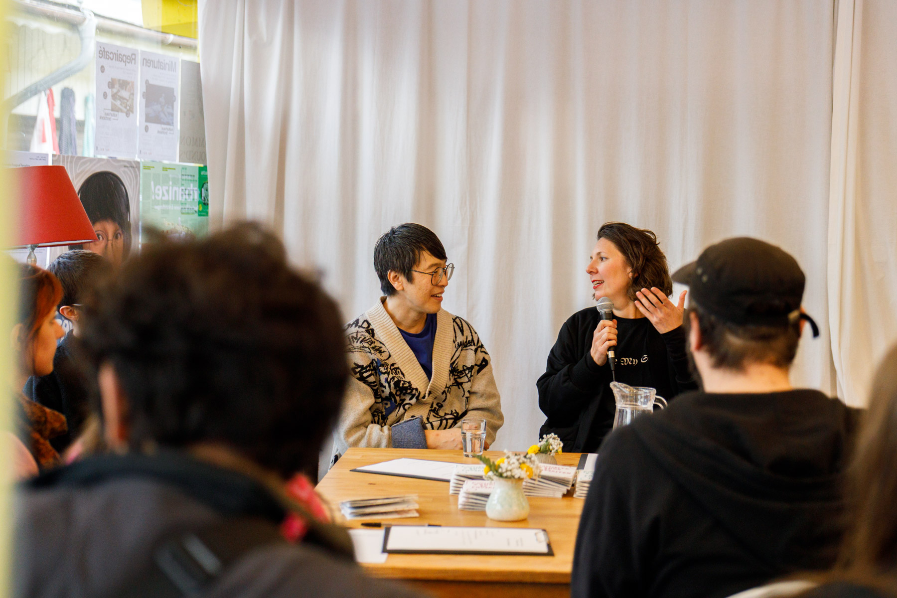 Wir Hier with Michikazu Matsune ‘Favourite songs of Favoriten’ (artist talk) 2025.